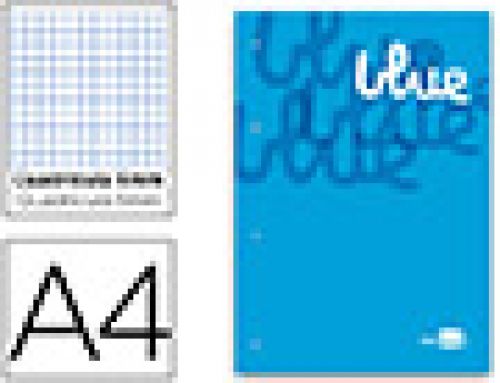 Recarga colada liderpapel quadricula de 5 mm azul a4 natural 100 folhas 100 g/m2 , Liderpapel , 73784 , 8423473737846